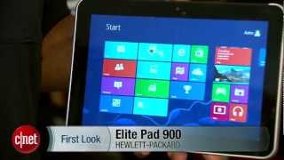 The HP ElitePad 900 gets full Windows 8 treatment  First Look [upl. by Errised473]