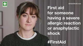 First aid for severe allergic reactions  First aid training online  British Red Cross [upl. by Ranzini628]