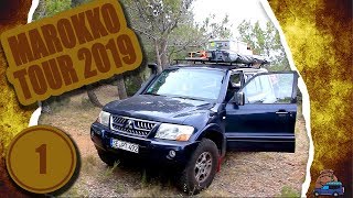 Marokko Tour  Klettern und Schnorcheln in Spanien  Frankreich Spanien  Pajero 4x4 Reisemobil  E1 [upl. by Tterab]