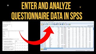 SPSS How to enter and analyze data from a questionnaire [upl. by Fiedler926]