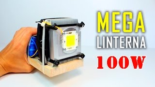 Linterna Casera MUY POTENTE  Linterna Casera LED de 100 W [upl. by Notrub]