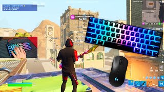 Anne Pro 2 Fortnite Keyboard Sounds 😴 ASMR 😍 Smooth Fortnite Titled Towers ZoneWars Gameplay 240FPS [upl. by Leiuqese]