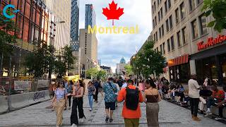 Walking Tour Jazz Festival in Montreal 2  Virtual Tour Montreal Jazz Festival Canada Part2 [upl. by Htebzile]