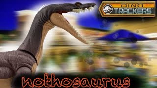 Nothosaurus  Jurassic World Dino Trackers review [upl. by Nnarefinnej]