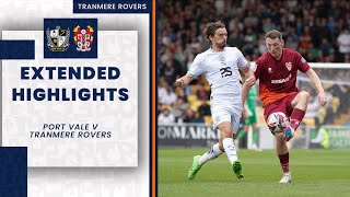 Extended Highlights  Port Vale v Tranmere Rovers [upl. by Byram]