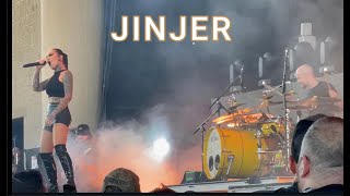 Jinjer performs Perennial Live  Tatiana Shmayluk Singing Strong Urkaine Band in Indy [upl. by Narra]