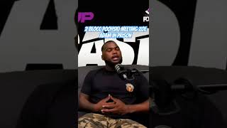 2BloccPoohski850 meeting Zoe Adam prison stories podcast haitian zoe shortvideo shorts [upl. by Ecirtnas]