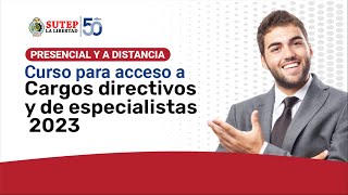 CURSO PARA ACCESO A CARGOS DIRECTIVOS  TEMA GESTIÓN ESCOLAR [upl. by Roti]