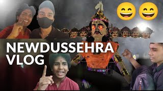 😄NEW DUSSEHRA VLOG😄 😄FULL ENJOY 😄 ROHINI SECTOR 11funny [upl. by Trinatte968]