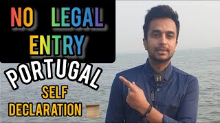 Portugal Immigration Aima process for illegal immigrants amp Self Declaration paper [upl. by Yram]