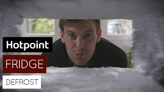 How to defrost your fridge freezer  by Hotpoint [upl. by Laekcim377]