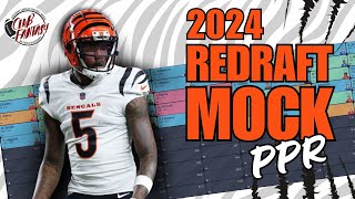 2024 Fantasy Football Mock Draft  PPR Scoring [upl. by Blondell873]