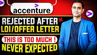 Accenture Rejected After Offer LetterLOI  What should we do now   Know the Solution [upl. by Nosro]