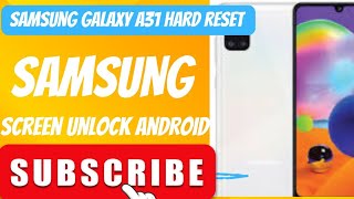 Samsung Galaxy A31 hard reset screen unlock easy unlock tricks fix emergency call slow speed problem [upl. by Asi]