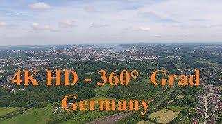 4K HD  360° Grad  Germany  Stadt Kiel  Dokumentar Panorama  Deutschlands doku YouTube Videos [upl. by Ragucci]