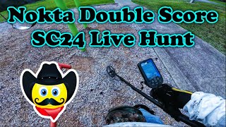 Nokta Double Score SC24 Live Hunt sc24 doublescore newcoil [upl. by Sibie]