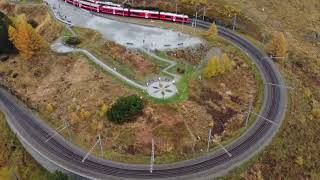 morteratsch Gletscher Rhätische Bahn [upl. by Drofnats]