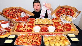 150 Worth of Pizza Hut • MUKBANG [upl. by Yeltsew]