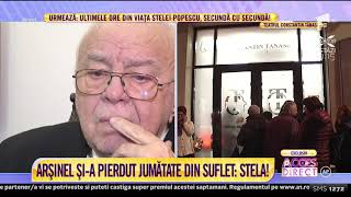 Alexandru Arșinel șia pierdut jumătate din suflet Stela Popescu sa stins din viață [upl. by Terri651]