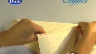 Napkin fold Double Mainsail [upl. by Eustace]