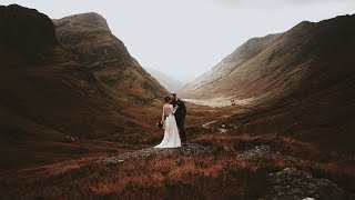 Lindsay  Tyler had their Elopement at Glencoe in the Scottish Highlands  Teaser [upl. by Goines559]