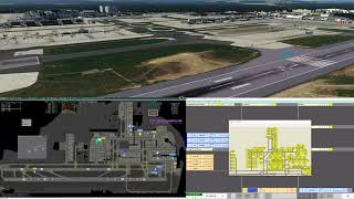 EGKKGND  Gatwick Ground  Vatsim UK ATC  0906  Towerview Part 5 [upl. by Misak]