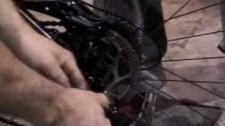 How to attach Aosom bike trailer to the quick release wheel bicycle [upl. by Firmin]