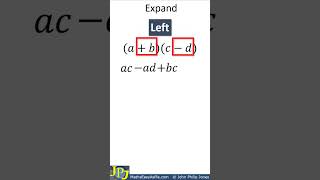 Expand Brackets using FOIL 2 maths algebra mathematics math FOIL expandingbrackets [upl. by Noll]