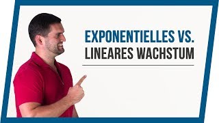 Exponentielles Wachstum vs Lineares Wachstum  Mathe by Daniel Jung [upl. by Iralam]