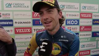 Giulio Ciccone  Interview at the finish  Il Lombardia 2024 [upl. by Johnson]