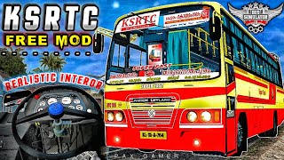 New KSRTC BUS MOD For BUS SIMULATOR INDONESIA  FREE MOD💥  New Bus Mod For Bussid  bussidmods [upl. by Mamie200]