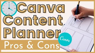 How to use canva content planner to schedule your social media pros and cons [upl. by Waldon]