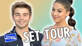 Set Tour of Nickelodeons quotThe Thundermansquot with the Cast [upl. by Anum]