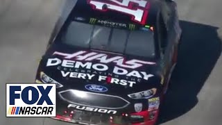 Clint Bowyer snaps 190race winless streak  2018 MARTINSVILLE  NASCAR on FOX [upl. by Annis]