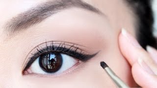 Cách Kẻ Mắt Cơ Bản Cho Người Mới Bắt Đầu  Winged Eyeliner For Beginner  VANMIU BEAUTY [upl. by Sanders]