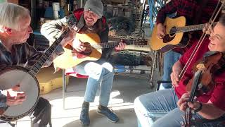 Flint Hill Special  Bluegrass Jam at Randy Woods 2021 Pickin Weekend Little Roy Lewis Red Henry [upl. by Aelanna]