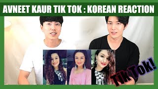 Indian Tik Tok Reaction by Korean Dost  Avneet Kaur  Tik Tok India [upl. by Nysilla]