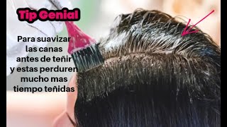 Tip ⌚Para mantener el tinte por mas tiempo en las canas [upl. by Aihsakal]