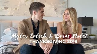 Briar Nolet amp Myles Erlick  Thanksgiving 2019 [upl. by Aloise994]