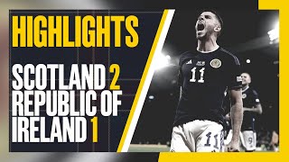 Scotland 21 Republic of Ireland  Christie Penalty Secures Comeback Win  UEFA Nations League [upl. by Ahseinek980]