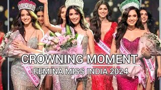 THE 60th FEMINA MISS INDIA 2024 Crowning Moment [upl. by Nanine]