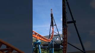 Orlandos Only Beyond Vertical Spike  Ice Breaker at SeaWorld Orlando [upl. by Euqinimod852]