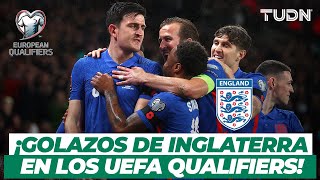 ¡MÁQUINA GOLEADORA Golazos de Inglaterra rumbo a Qatar 2022  UEFA European Qualifiers 2021  TUDN [upl. by Happy]