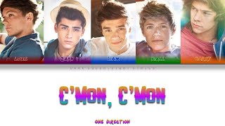 One Direction Cmon Cmon Lyrics Color Coded ENGESP [upl. by Enirol]