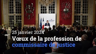 Vœux de la profession de commissaire de justice pour 2024 [upl. by Sachsse]