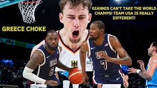 quotGiannis Takes a Hard Fall Can the World Champs Recover  Team USA in Dangerquot [upl. by Coster]