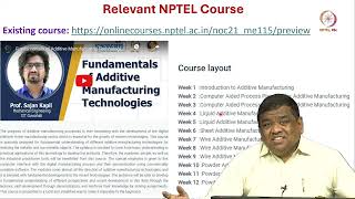 Lec 01 Introduction to additive manufacturing [upl. by Nwahsuq692]