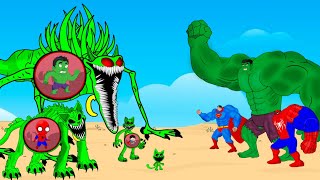 Rescue Evolution Of HULK Family Vs Evolution Of CATNAP RADIATION  Who Is The King Of Super Heroes [upl. by Letsyrk]