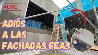 Técnica de paredes exteriores para lograr fachadas impecables Drywall sin rajaduras o fisuras [upl. by Grimes]