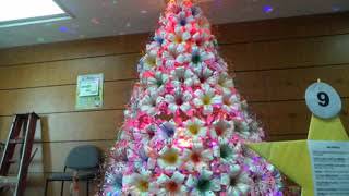 CHRISTMAS TREE MADE IN RECYCLED MATERIALS [upl. by Nahsar]